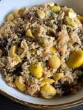 Chestnuts & Dried Mushrooms Rice