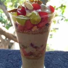 Fruits Yogurt Prafait A picture of Fruits Yogurt Prafait.