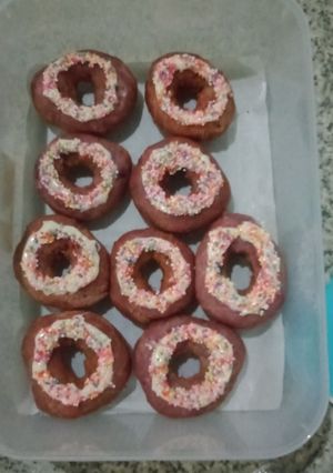 Foto resep Donat ubi ungu kukus