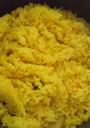 Foto resep Nasi kuning ricecooker