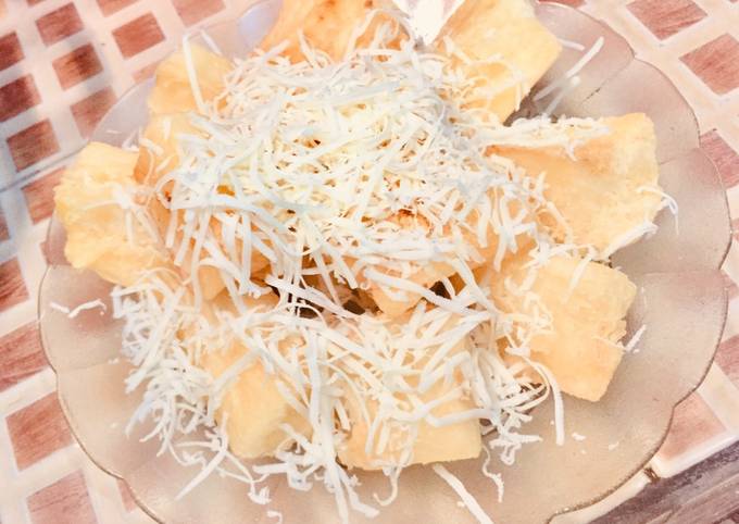 Bagaimana Menyiapkan Singkong Keju Merekah by Fitaans yang Lezat