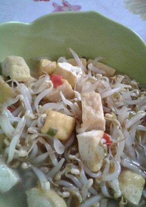 Foto resep Sayur oseng toge tahu
