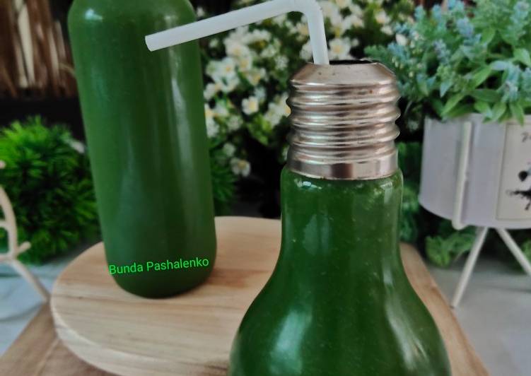 Resep Jus Ijo Glowing Anti Gagal