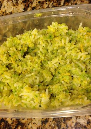 Una foto de Arroz con brócoli & queso cheddar