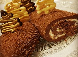 Foto di Tronchetto di castagne e cioccolato