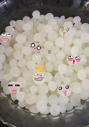Hình của món Trân châu trắng.
