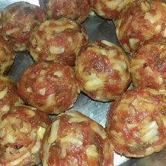 A picture of Carrot Coconut Laddu.
