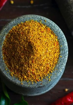 A picture of Rasam powder Homemade.