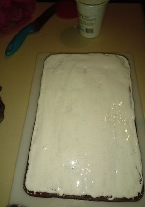 Una foto de Bizcocho preparado con harina de hacer pancake