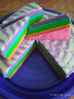 Foto resep Rainbow cake