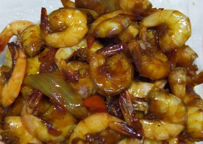 Udang Asam Manis Kecap