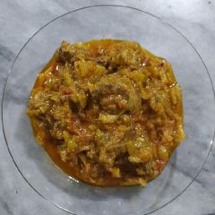 A picture of Ghiya Gosht / Kaddu Gosht.