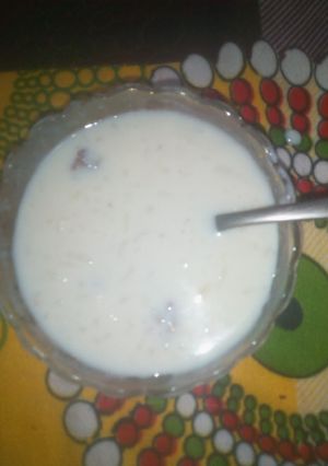 A picture of Rice kheer.