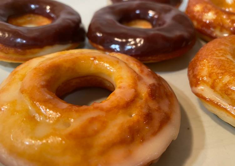 Fit donut de arroz 🍚 con chocolate blanco y negro