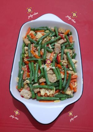 Foto resep Tumis Kacang Panjang & Wortel Crunchy Jesslyn Orlane