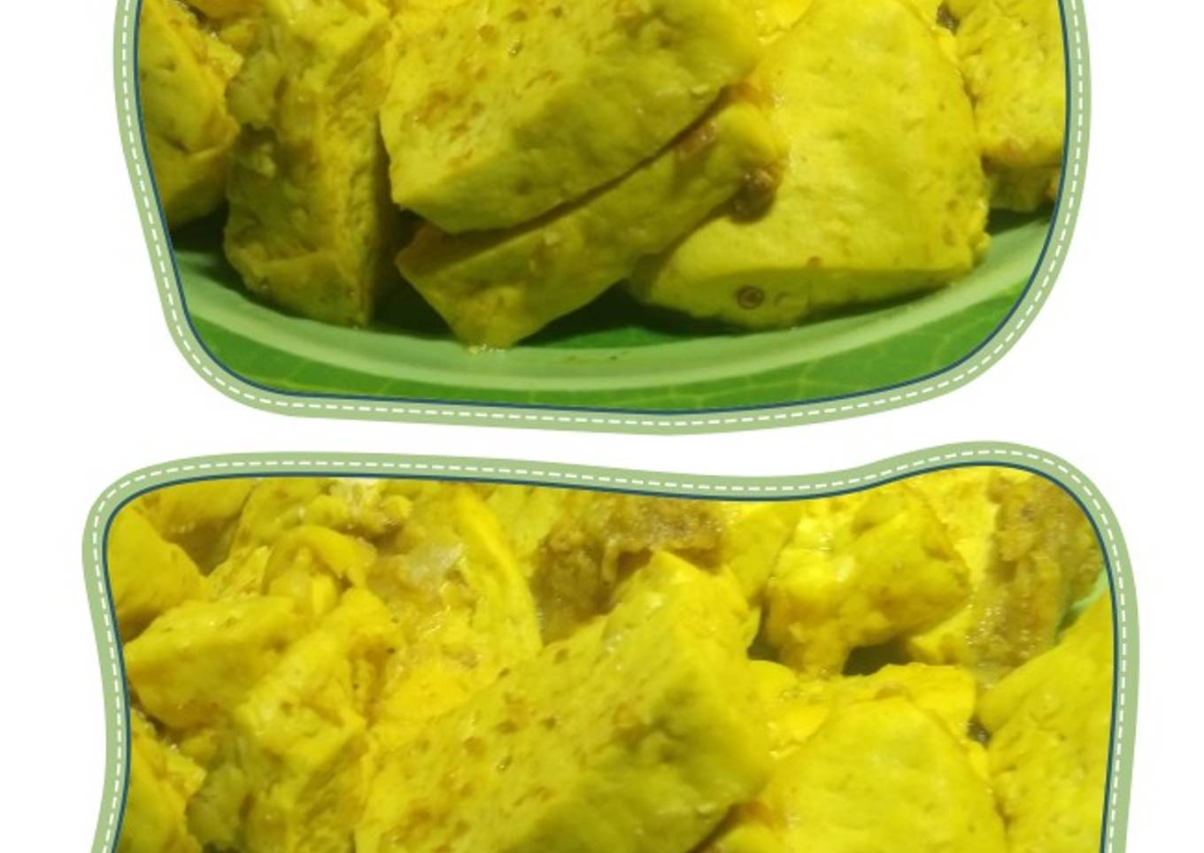 Tahu ungkep bumbu kuning