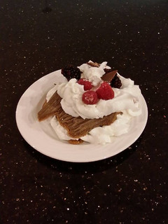 A picture of Flourless Chocolate Wafer Thins.