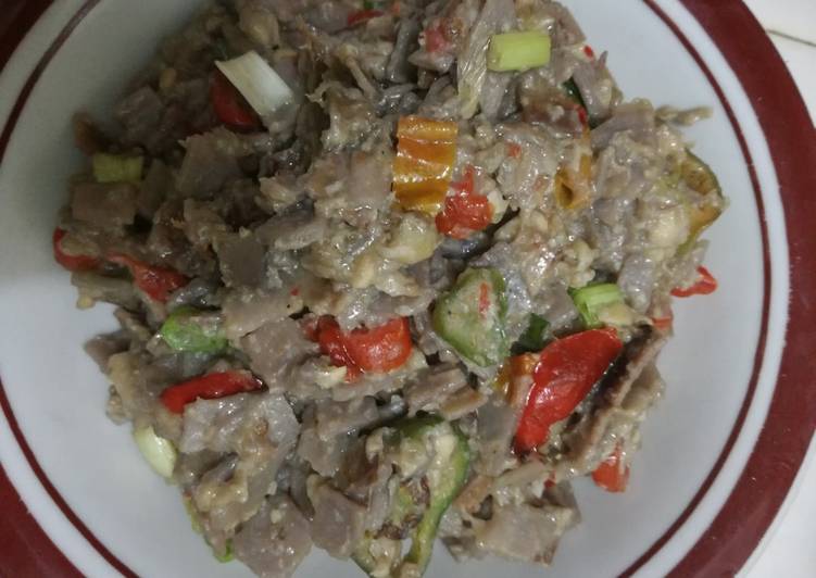 Resep Oseng Kulit Singkong (Kadedemes Seuhah), Menggugah Selera