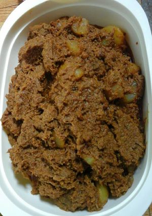 Foto resep Rendang sapi dengan kentang (pedes)