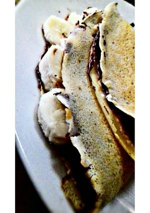 Una foto de Crepas de chocolate
