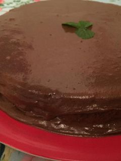 Una foto de Torta de chocolate húmeda