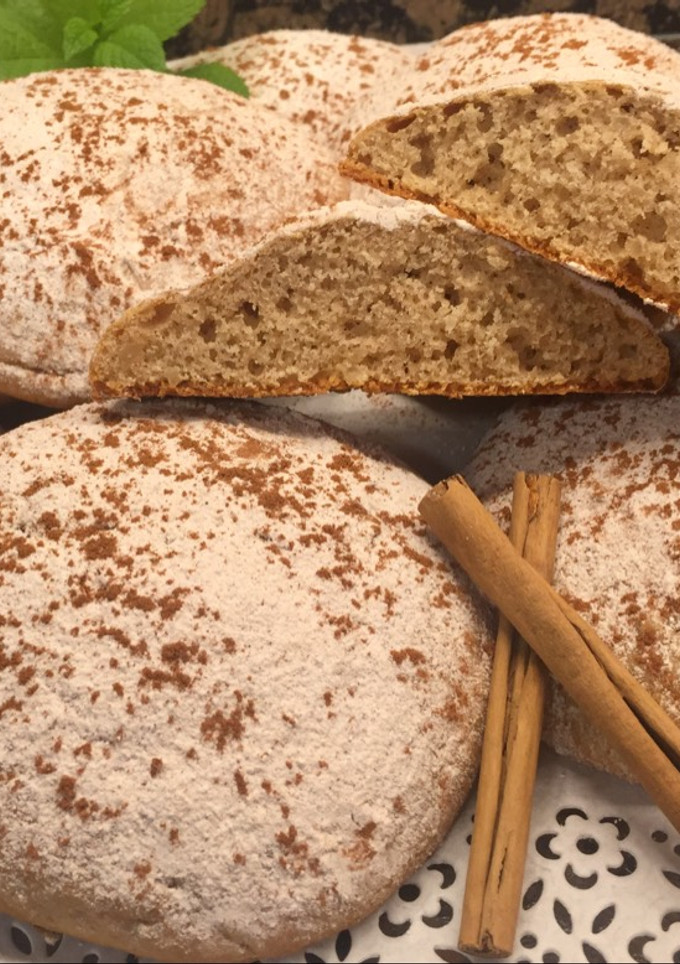 Una foto de Tortitas de arroz con leche y canela, sin gluten, sin lactosa