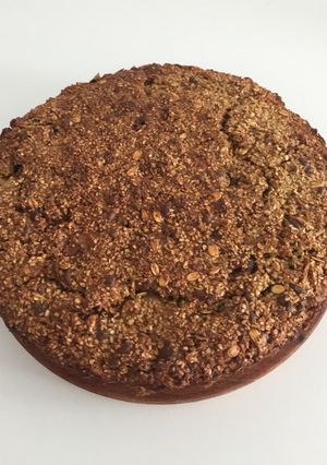 Una foto de Budín de avena y manzana