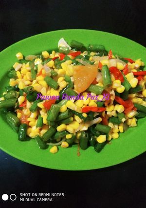 Foto resep Buncis Jagung Manis ala Pawon Bunda Pas_Ki