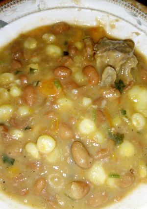 A picture of Githeri#my Valentine's recipe#author marathon.