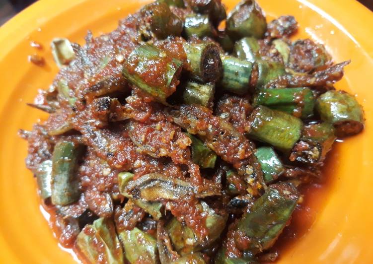 Sambal teri+terong