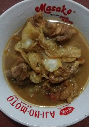Foto resep Tongseng Ayam dgn kubis
