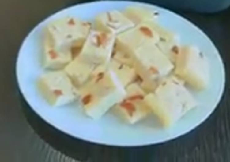 How to Make Favorite Maida burfi