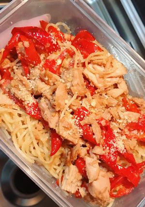 Foto resep Spicy Aglio Olio with Tuna
