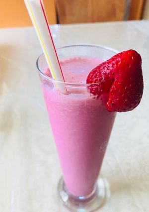 Φωτογραφία της συνταγής Milkshake φράουλας