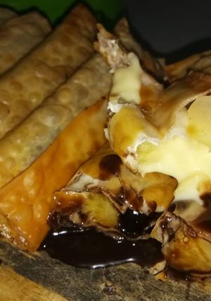 Foto resep Pisang Selimut Coklat & Keju Lumer