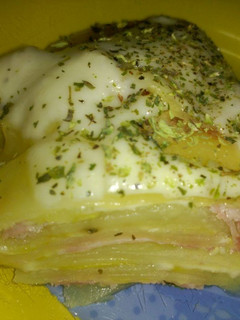Una foto de Lasaña mixta de verduras