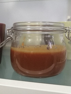 Una foto de Salsa de caramelo salado (toffee)