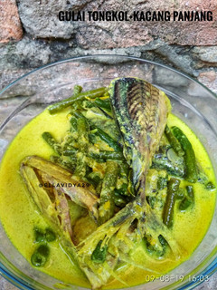 Foto resep Gulai tongkol dan kacang panjang