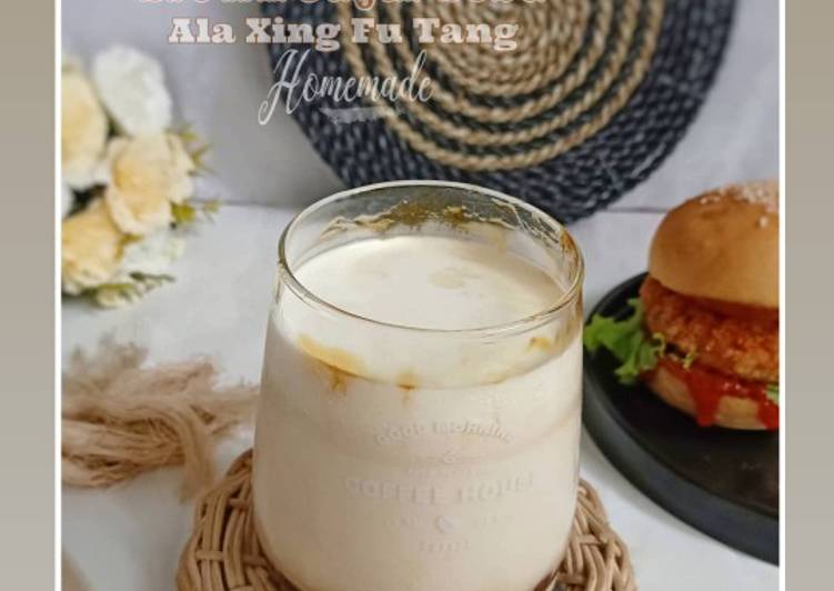 Resep Brown sugar Boba ala Xıng Fu Tang|| Milk BOBA😋 Anti Gagal