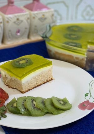 A picture of Jelly puding cake.