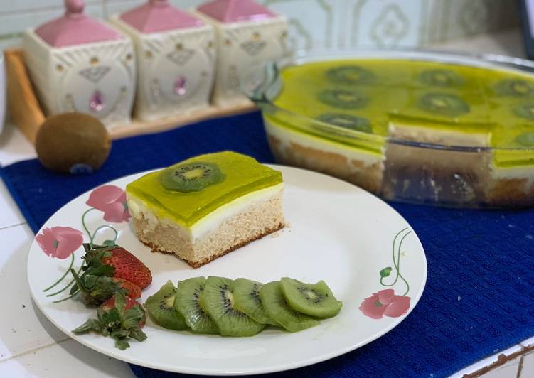 Jelly puding cake