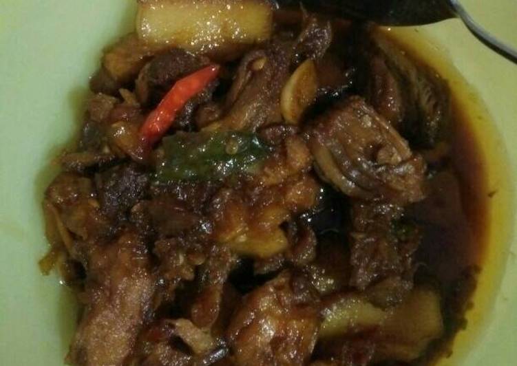 Resep Babi kecap, Enak