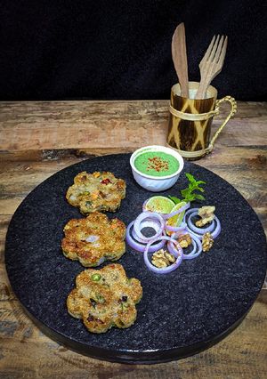 ওয়ালনাট দলিয়া কাটলেট(Walnuts Dalia Cutlet recipe in Bengali) রেসিপির প্রধান ছবি