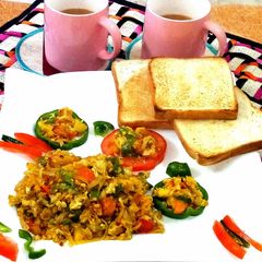 Mixed veggies and egg ekory A picture of Mixed veggies and egg ekory.