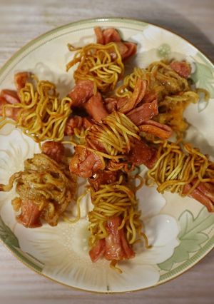 Foto resep Sosis Gulung Mie Telur