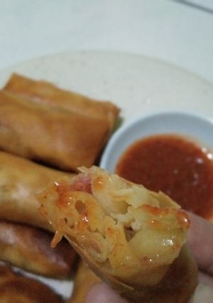 Foto resep Lumpia Isi Makaroni Keju