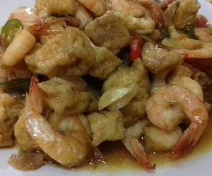 Resep mudah Tumis_Udang tahu Gurih Mantul