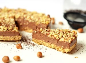 Nutellás sajttorta recept sütés nélkül recept fotója