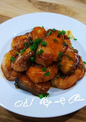 Hình của món Phi lê cá lóc rim me.