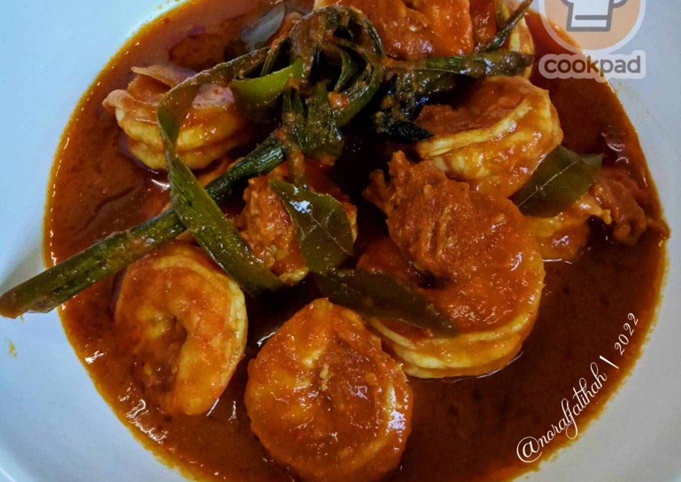 Udang goreng pedas